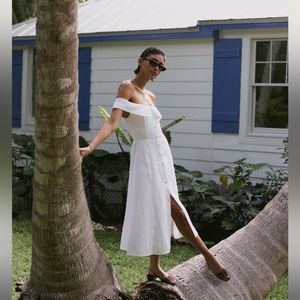 Reformation Adriel Linen Dress - NWT